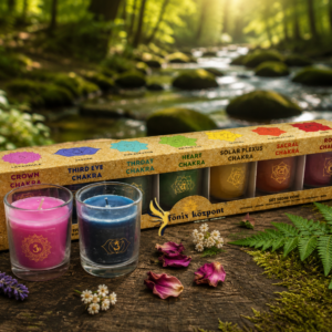 Arome Balanced Chakra Illatos gyertya készlet, 7 db
