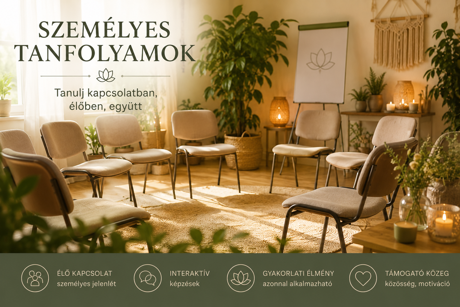 Előleg és regisztráció személyes tanfolyamhoz