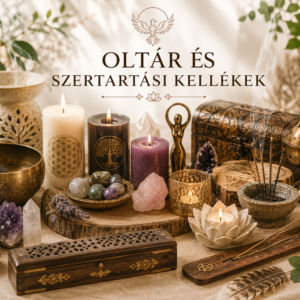 Oltár és szertartási kellékek